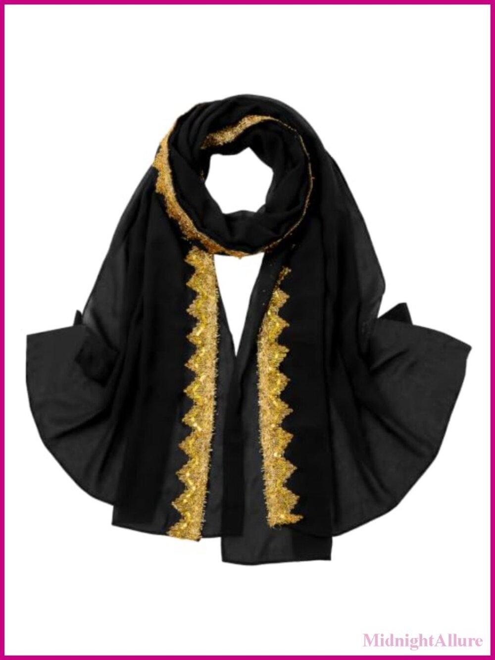Chiffon Scarf Sheer Shawl for Evening Dresses Wedding Bridal Party Wrap